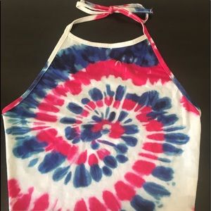 Tie Dye Halter Top